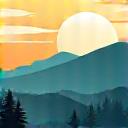 Illustration of prominent Asheville landmarks like the Biltmore Estate and Blue Ridge Mountains, with icons representing local wellness businesses and outdoor activities.